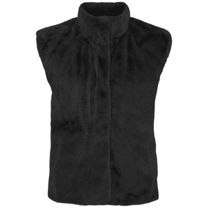 Vero Moda Sonja Poppy Faux Fur Waistcoat